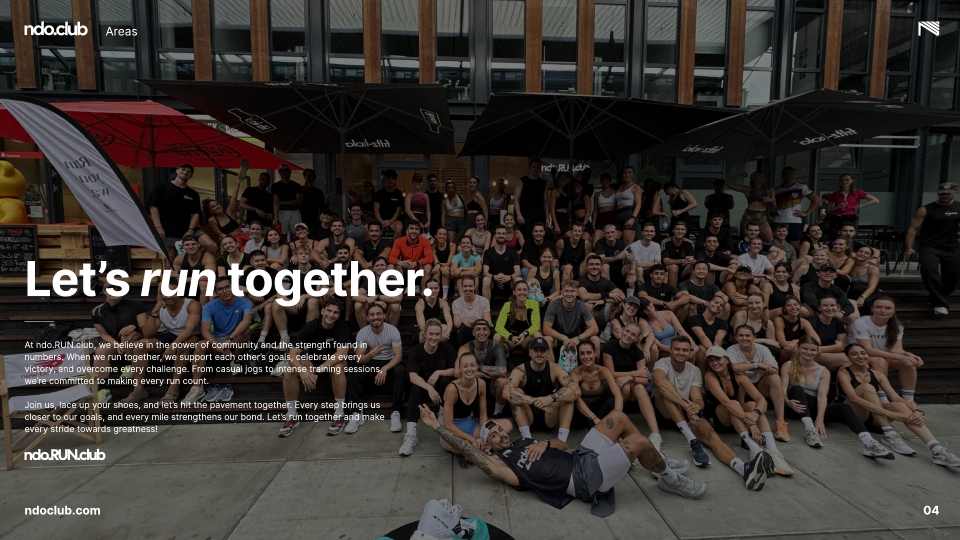 Nike running pitch deck slide